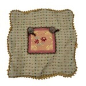 SWEET DREAMS Neiman Marcus Throw Pillow COVER Beaded Floral Maximalist Decor